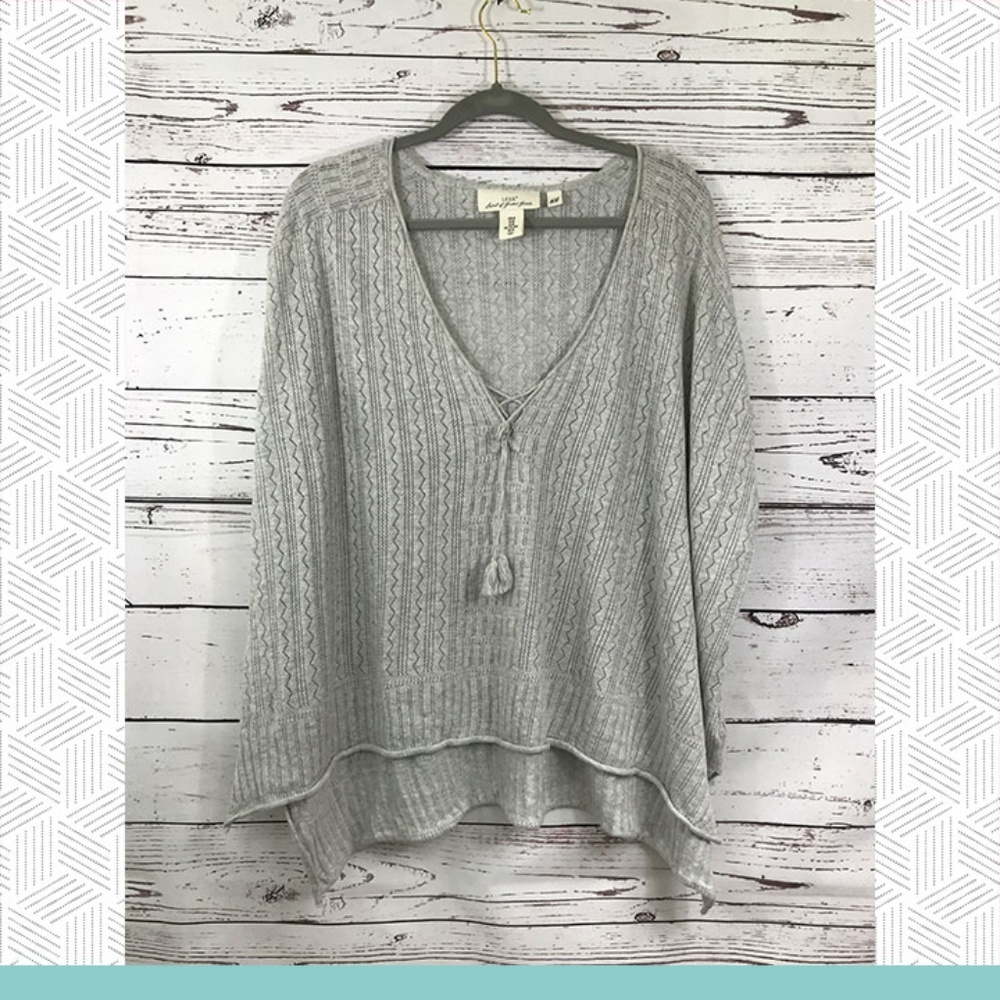 H&M L.O.G.G. - Lightweight Knitted Summer Poncho